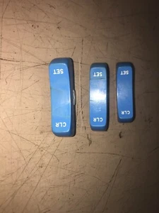 Ginuwine SelectricI L BLUE tab set & clear levers 1960s - Picture 1 of 2