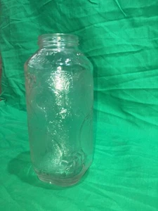  Vintage Sealtest Glas Orangensaft Flasche Glas geprägt Orangenblätter - Bild 1 von 3