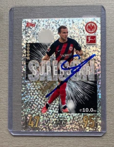 MARIO GÖTZE Eintracht Frankfurt In-person signed TC Topps Match Attax  Autogramm - Picture 1 of 2