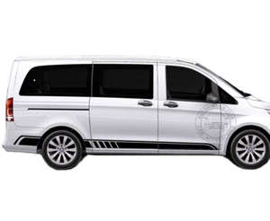 Graphics Car Side Sticker Stripe For Mercedes Benz Vito Viano V Class W447 V260 - Picture 1 of 7