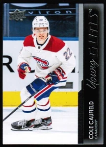 2021-22 Upper Deck #201 cole Caufield Young Guns novato RC Nm-MT canadienses - Imagen 1 de 2
