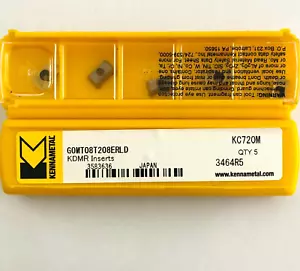 KENNAMETAL GOMT08T208ERLD KC720M MADE IN JAPAN NUOVO 10 pz. - Foto 1 di 2