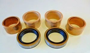 97-0443 TRIUMPH 3TA 5TA T90 T100 FORK BUSH SEAL SET H443 H441 H1500 97-0441 UK - Picture 1 of 4