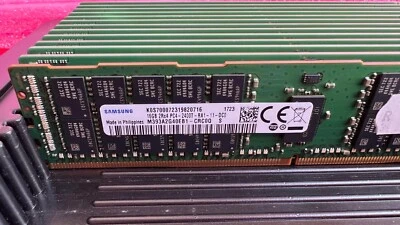 4X Compatible Samsung 16GB 2400 RAM M393A2G40EB1-CRC PC4 Memory Module -64GB - Image 1 of 2