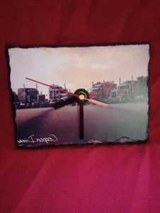 American Big Rigs Slate Clock - Picture 1 of 1