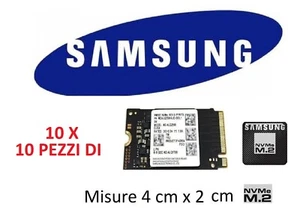 10 X M.2 Samsung 256GB PCIe 3.0 MZALQ256HAJD MZ-ALQ2560 Bulk NVMe - Foto 1 di 4