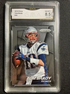 2014 Panini Prizm #36 Tom Brady New England Patriots GMA 8.5 NM-MINT+ - Picture 1 of 2