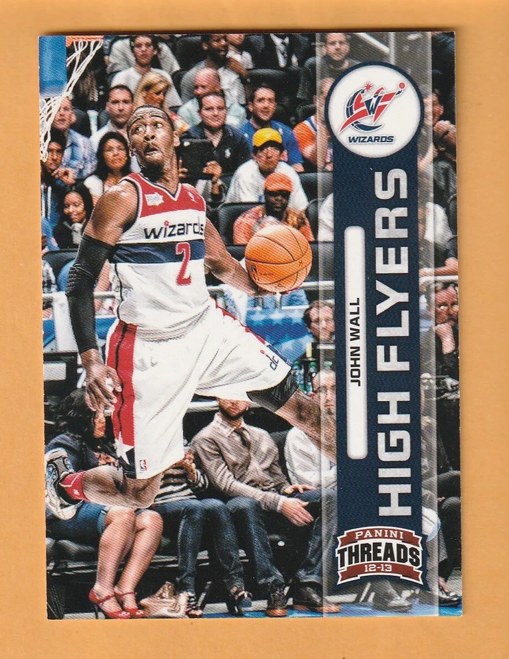 John Wall Washington Wizards 2012-13 Panini Threads High Flyers #18 Kentucky 4Y - Image 1 of 2