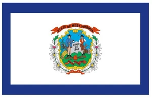 West Virginia Staatsflagge Aufkleber Aufkleber F552 - Bild 1 von 1