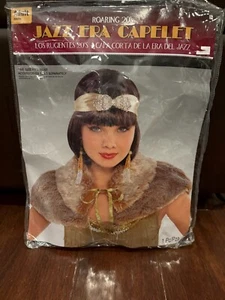 Amscan Jazz Era Faux Fur Stole Capelet Roaring 20'S Costume Halloween NEW - Picture 1 of 1