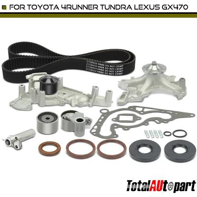 Timing Belt Kit & Water Pump for Lexus GX470 Toyota 4Runner Land Cruiser Sequoia - Image 1 of 4