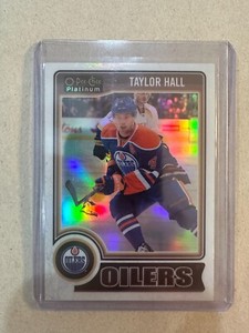 Taylor Hall 2014-15 O-Pee-Chee Platinum Hockey White Ice, 052/199, No. 109