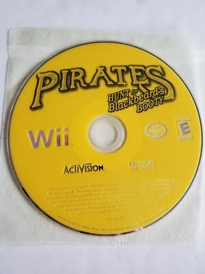 Pirates Hunt for Blackbeard's Booty Nintendo Wii Videogame Only - No Case - Image 1 of 2