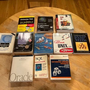 11 Vintage Programmierbuch Datenbank SQL Computer Unicenter Tng Ole C++ Unix Lot - Bild 1 von 13