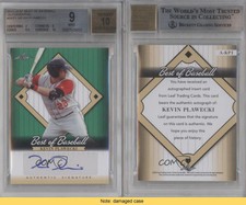 2013 Leaf Best of Baseball Auto Kevin Plawecki #A-KP1 BGS 9 MINT Auto