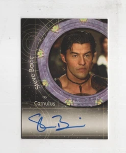 STEVE BACIC AUTOGRAPH 2005 STARGATE SG-1 CAMULUS AUTO CARD RITTENHOUSE ARCHIVES - Picture 1 of 2