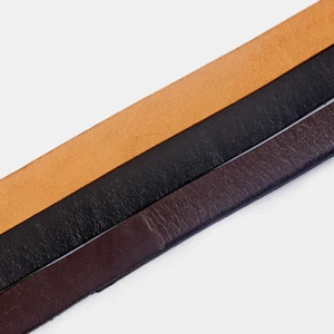 1Meter 13x2mm Flat Genuine Leather Cord String Thong for Bracelet Jewelry Crafts - Picture 1 of 4