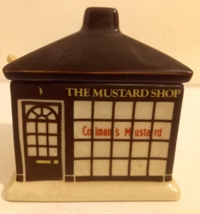 Colman's Mustard - The Mustard Shop & Spoon - Norwich, Vintage - Foto 1 di 2