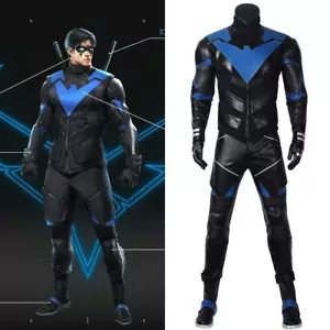 Batman: Gotham Knight Nightwing Cosplay Kampfkostüm Outfit Männer Halloween Anzug - Bild 1 von 27