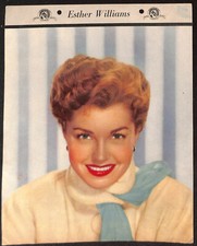F5-19 Dixie Cup, Premium, 1953, Movie Stars, Ester Williams (B)