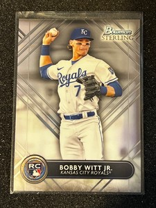 2022 Bowman Sterling - Bobby Witt Jr #BSR37 RC - Kansas City Royals
