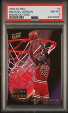 1993 Fleer Ultra Michael Jordan Inside/Outside #4 PSA 8 NM-MT GOAT HOF