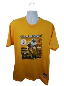 Camiseta Oficial Reebok Pittsburgh Steelers #39 Fast Willie Parker Grande Dorada - Imagen 1 de 6