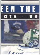 EDDIE LACK CANUCKS 2013-14 ITG BETWEEN THE PIPES HE SHOOTS - HE SAVES #EL2