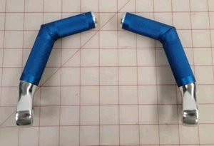Vintage GT MTB bar ends Mountain Bike Aluminum Blue - Picture 1 of 4