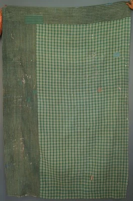 Indian Kantha Quilt Handmade Kantha Bedspread Throw Cotton Blanket Jaipur Shop - Image 1 of 3