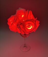 Set Of 2 LED Rose Flower Fairy String Lights Valentine’s Day, Weddings Romantic