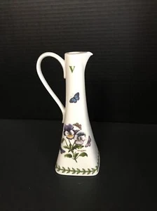 Portmeirion Botanic Garden Vinegar Cruet, Cyclamen Repandum And Viola Hybrida. - Picture 1 of 8