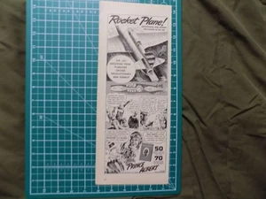 1943 PRINT AD PRINCE ALBERT PIPE TOBACCO ROCKET PLANE  WW2 - Picture 1 of 1