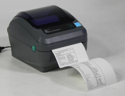 Zebra GX420d Direct Thermal Label Printer P/N: GX42-202410-000 WITH PSU - Image 1 of 4
