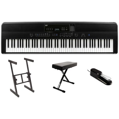 Kawai ES920 Digital Piano Essentials Bundle Black Black - Image 1 of 4