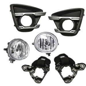 Front Bumper Fog Light + Lamp Cover + Light Bracket Set For Mazda CX-5 2013-2016 - Picture 1 of 9
