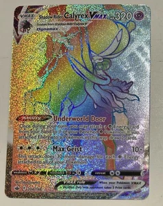Pokemon Shadow Rider Calyrex VMAX SWSH Chilling Reign #204/198 TCG NM 2021 - Picture 1 of 2