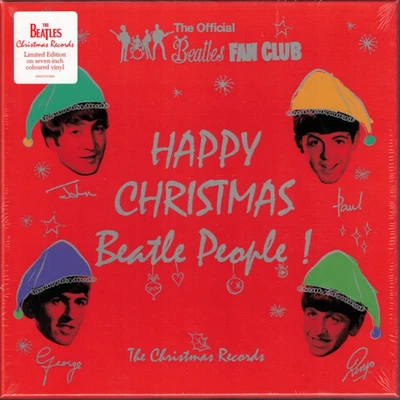 Happy Christmas Beatle People! [The Christmas Records] 7" Colored Vinyl Box NEW - Image 1 of 2