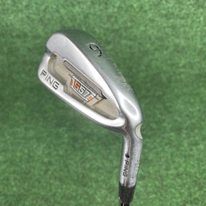Ping S57 Single 6 Iron Black Dot Unknown Steel Shaft Right Handed 37.5" - Picture 1 of 9