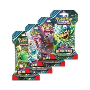 Pokemon SV Twilight Masquerade ARTSET 4x Sleeved Booster Packs BRAND NEW AND SEA - Picture 1 of 1