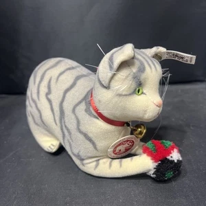 RÉPLICA GATO ATIGRADO TERCIOPELO STEIFF 1917 1997 EDICIÓN LIMITADA - Imagen 1 de 7