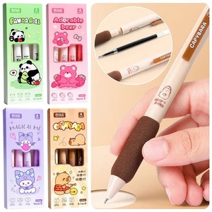 4PCS/Set 0.5MM Black Ink Gel Pen Quick Drying Ballpoint Pen Students - Picture 1 of 16