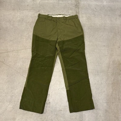 Rattlers Brand Two-Tone Brush Pants Olive Green Canvas Hunting Mens 36x30 - Image 1 of 4