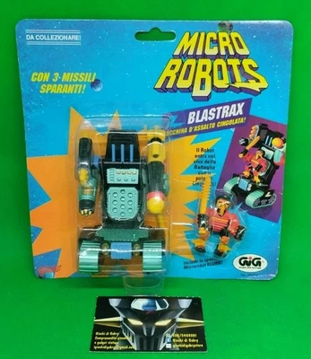 MicroMachines MICRO ROBOTS Z BLASTRAX, Z Robots, GALOOB Toys GiG 1993, NEW MISB! - Imagen 1 de 2