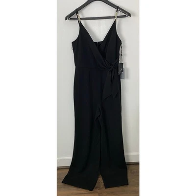 Новый женщин Adrianna Papell широкие ноги жемчуг спагетти ремень официальный комбинезон, 8 - Изображение 1 из 4