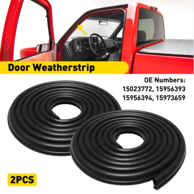 Juego de pares de sellos de puerta de goma para camioneta Chevrolet Suburban 1992-1999 Foto 1 de 4