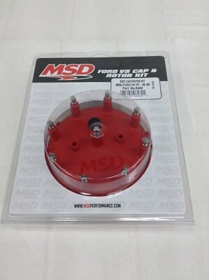 Kit de tapa y rotor de distribuidor MSD Ignition 8482 para motores Ford TFI 5,0/5,8 L Foto 1 de 4