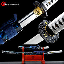 40''Katana+20''Tanto Battle Ready 1095 Steel Japanese Samurai Swords Set Sharp