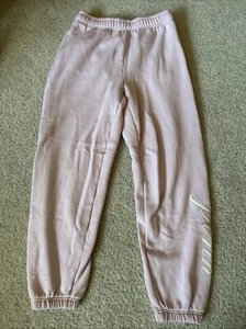 Victoria's Secret Pink Fleece Ivy Relaxed Jogginghose Farbe Pink Small neu ohne Etikett - Bild 1 von 5