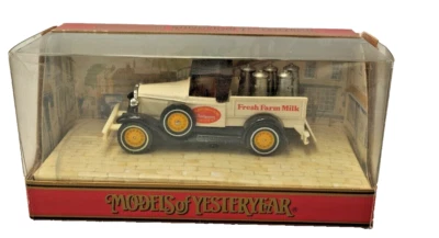 Neu OVP Matchbox Yesteryear Ford A 1930 Fresh Farm Milk W. Glifford Y35 2.Wahl * - Bild 1 von 2